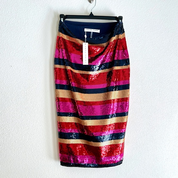 Trina Turk Cava Sequin Skirt - Picture 7 of 16